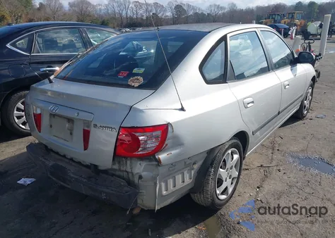 2006 Hyundai Elantra Gls/Gt z USA, uszkodzony, nr VIN KMHDN56D66U202817